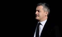Le ministre de la Justice, Gérald Darmanin, le 23 janvier 2025 à Agen