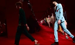 Défilé Gucci lors de la Fashion Week le 18 janvier 2016 à Milan