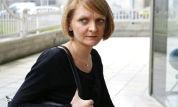 Rachel Lambert à son arrivée au palais de justice le 9 juin 2016 à Reims