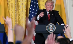 Donald Trump, le 18 mai 2017 à la Maison Blanche