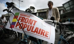 Affiche du Nouveau Front Populaire le 3 juillet 2024 à Bordeaux