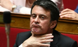 L'ancien Premier ministre Manuel Valls à l'Assemblée nationale le 16 mai 2018