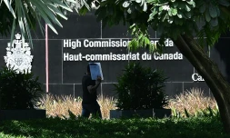 Le Haut-commissariat du Canada, le 19 septembre 2023 Ă New Delhi, en Inde
