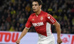 Wissam Ben Yedder, Ă nouveau buteur avec Monaco, face Ă Nantes, le 25 octobre 2019 Ă La Beaujoire