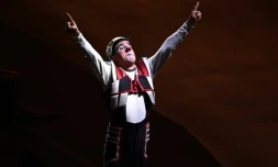 Dernier spectacle du cirque américain Ringling Bros and Barnum and Bailey, au Nassau Veterans Memorial Coliseum, à Long Island (New-York), le 21 mai 2017