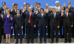 Les grands dirigeants mondiaux au premier jour du G20 le 30 novembre 2018, Ă Buenos Aires, en Argentine