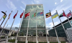 SiĂšge des Nations Unies le 13 juillet 2023 Ă New York