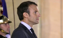 Le président Emmanuel Macron, le 31 octobre 2017 à l'Elysée
