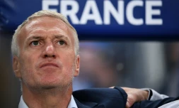 Le sélectionneur de l'équipe de France, Didier Deschamps, avant un match de Ligue des Nations face à l'Allemagne, au Stade de France, le 16 octobre 2018