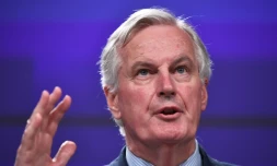 Le négociateur en chef de l'UE sur le Brexit, Michel Barnier à Bruxelles, le 10 novembre 2017