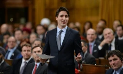 Le Premier ministre canadien Justin Trudeau, à Ottawa, le 3 décembre 2015