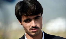 Arshad Khan, marchand de thé pakistanais devenu phénomène sur le web, le 19 octobre 2016 à Islamabad