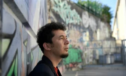 Le photographe afghan Naseer Turkmani à Marseille, le 13 octobre 2021