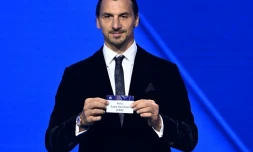 Zlatan Ibrahimovic lors du tirage au sort de la phase de ligue de la Ligue des champions, le 28 août 2025 à Monaco