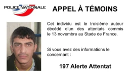 Un appel à témoins de la police française diffusé le 22 novembre 2015