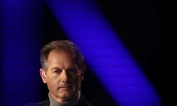 Edgar Grospiron, qui démissionné du comité d'organisation des JO-2030, le 23 février 2026 à ALbertville 