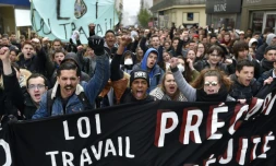 Manifestation contre la loi travail le 30 mars 2016 à Nantes