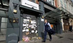 Vue sur le club londonien la Fabric, le 12 septembre 2016