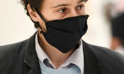 Farid Benyettou arrive au tribunal à Paris le 3 octobre 2020