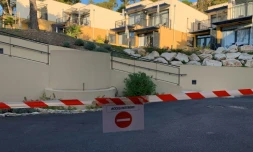 Vue du centre de vacances à Carry-le-Rouet, près de Marseille, où vivent en quarantaine les expatriés de Wuhan, le 1er février 2020