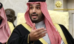 Le prince héritier saoudien Mohammed ben Salmane à Washington, le 18 novembre 2025