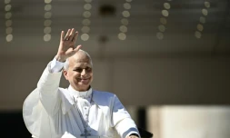 Le pape Léon XIV, le 16 septembre 2026 au Vatican