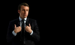 Emmanuel Macron en meeting à Chatellerault le 28 avril 2017