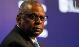 Le ministre américain de la Défense Lloyd Austin à Singapour, le 11 juin 2022.
