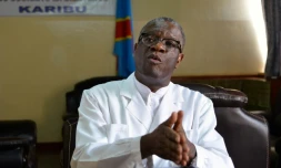 Le docteur congolais Denis Mukwege, prix Nobel de la paix, dans son hôpital de Panzi, à Bukavu, le 6 octobre 2018 en RDC