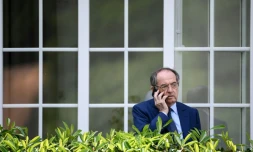 Le président de la Fédération française de football (FFF) Noël Le Graët le 4 juin 2019 à Clairefontaine-en-Yvelines