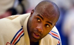 Le judoka Teddy Riner lors d'un entraînement à l'Insep, le 14 janvier 2016