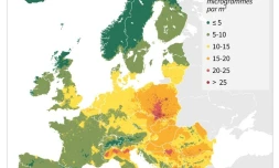 Mesure de la concentration en particules fines dans les villes d'europe, selon l'EEA