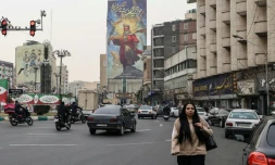 Dans une rue de Téhéran, le 7 février 2026