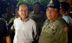 Kem Sokha arrêté par la police à son domicile à Phnom Penh le 3 septembre 2017