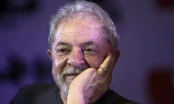 L'ancien président Lula da Silva à Sao Paulo au Brésil, le 22 février 2018