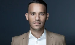 Mohamed Bouhafsi lors d'une session photo à Paris, le 23 juillet 2021