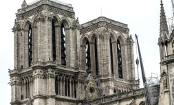 La cathédrale Notre-Dame de Paris le 23 avril 2019