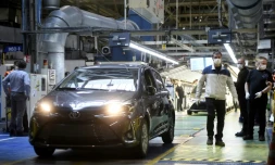 A l'usine Toyota d'Onnaing, le 23 avril 2020
