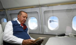Le président turc Recep Tayyip Erdogan lors d'un déplacement entre Ankara et Istanbul, le 15 juillet 2017