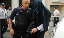 Mickael Baehrel à son arrivée au tribunal le 7 juin 2016 à Pau