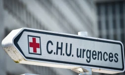 Panneau indiquant les urgences du CHU de Nantes, le 30 avril 2019