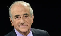 Jean-Pierre Elkabbach, lors d'un débat télévisé à Marseille, le 21 octobre 2015