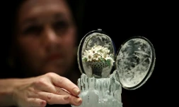 L'Oeuf d'Hiver des Romanov, créé par Fabergé, présenté à Londres par Christie's le 27 novembre 2025 avant sa mise aux enchères