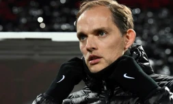 L'entraîneur du Paris SG Thomas Tuchel lors de la réception du Crvena Zvezda Belgrade en Ligue des champions le 11 décembre 2018