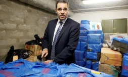 L'ex-patron de l'office de lutte antidrogue François Thierry, le 14 décembre 2012 à Nanterre près de Paris