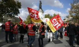 Manifestation à l'appel de la CGT, le 23 septembre 2015 à Paris