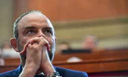 Le Premier ministre Edouard Philippe le 12 septembre 2019 au Conseil économique social et environnemental (Cese) à Paris