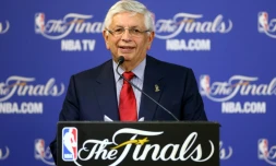 Le commissaire de la NBA David Stern, le 9 juin 2013 à Miami