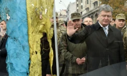 Le président ukrainien Petro Porochenko le 14 octobre 2015 à Kiev