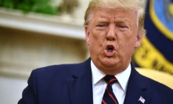Donald Trump le 2 octobre 2019 Ă la Maison Blanche Ă Washington